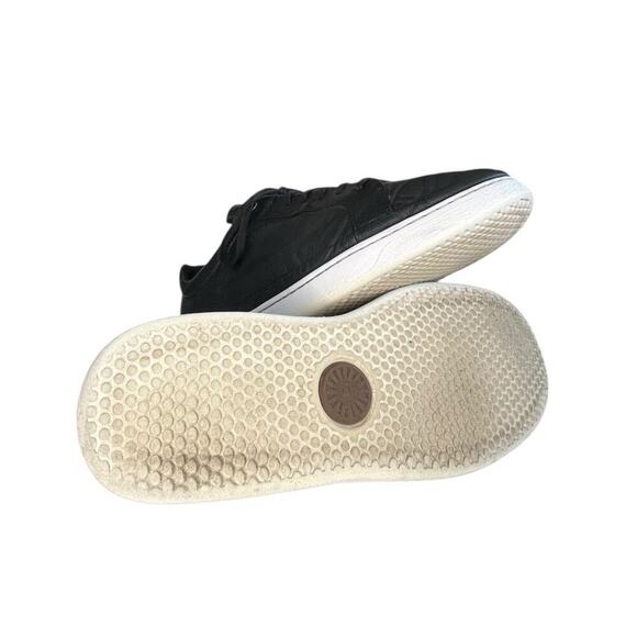 Mens UGG Cali Sneaker Low Leather Sneakers Size 11.5 Black White - Picture 5 of 6